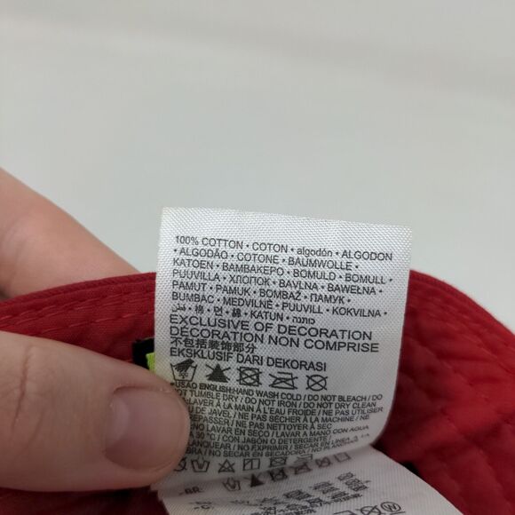 Nike Boys Toddler Strapback Hat Red Adjustable Embroidered Swoosh Logo W/Tags - Picture 10 of 10